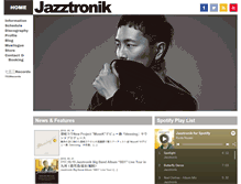 Tablet Screenshot of jazztronik.com